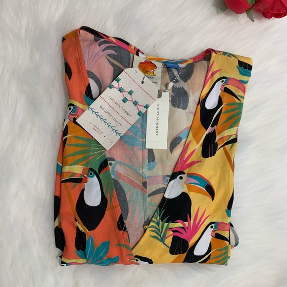 Farm rio toucan rainforest wrap blouse - Picture 4 of 10